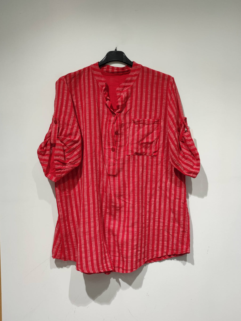 LISA Striped Blouse - PE25: White / You(38-48)