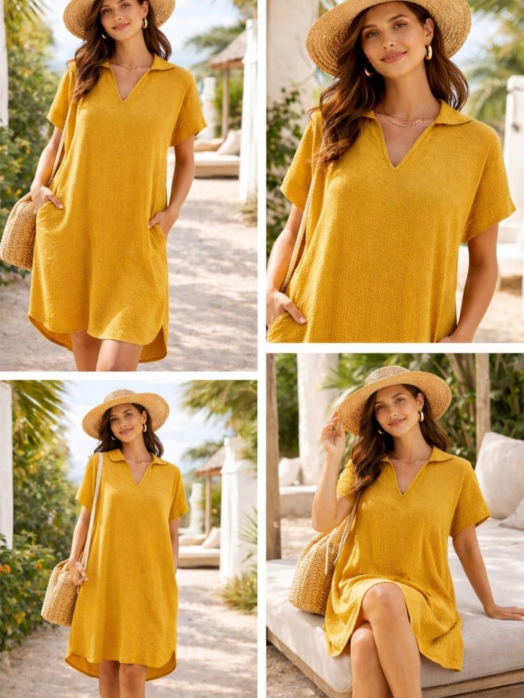THE EDEN DRESS: Beige