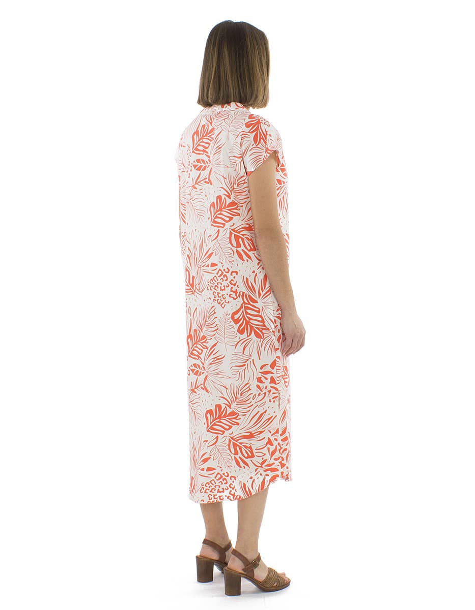 Short mid-length dresses-WOMEN-RO17716: Blue / Original boho chic midi dress with linen / XXL
