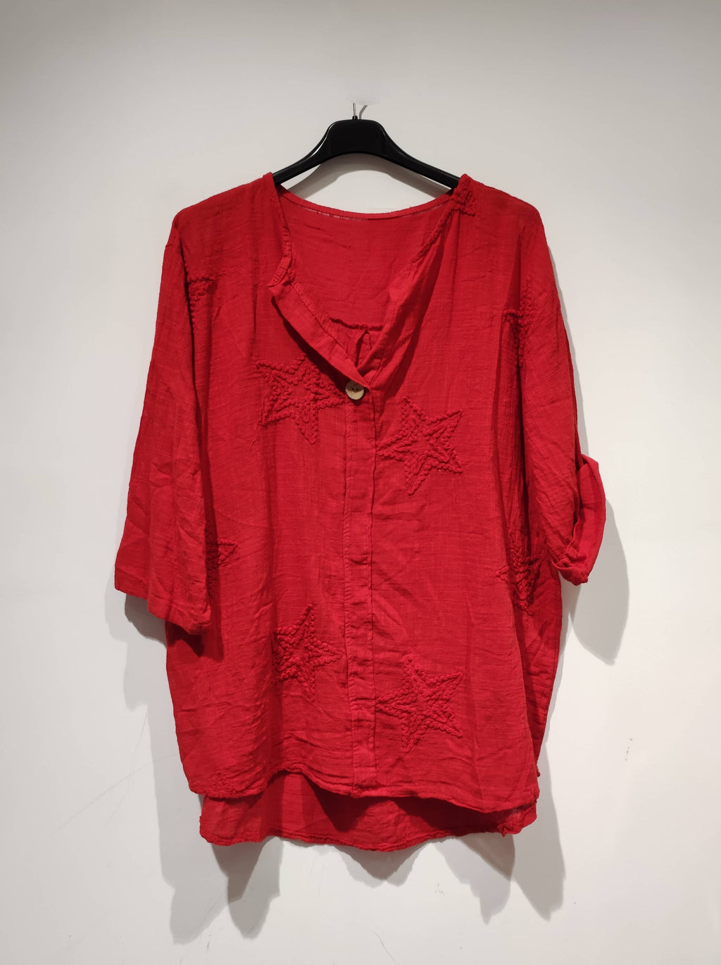 LISA Star Blouse - PE25: Persimmon / YOU(36-46)