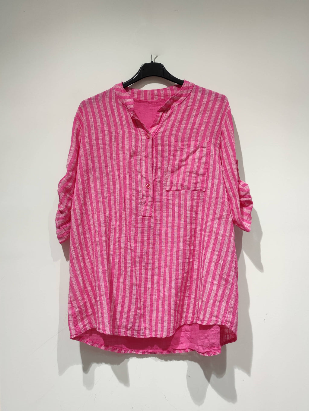 LISA Striped Blouse - PE25: White / You(38-48)