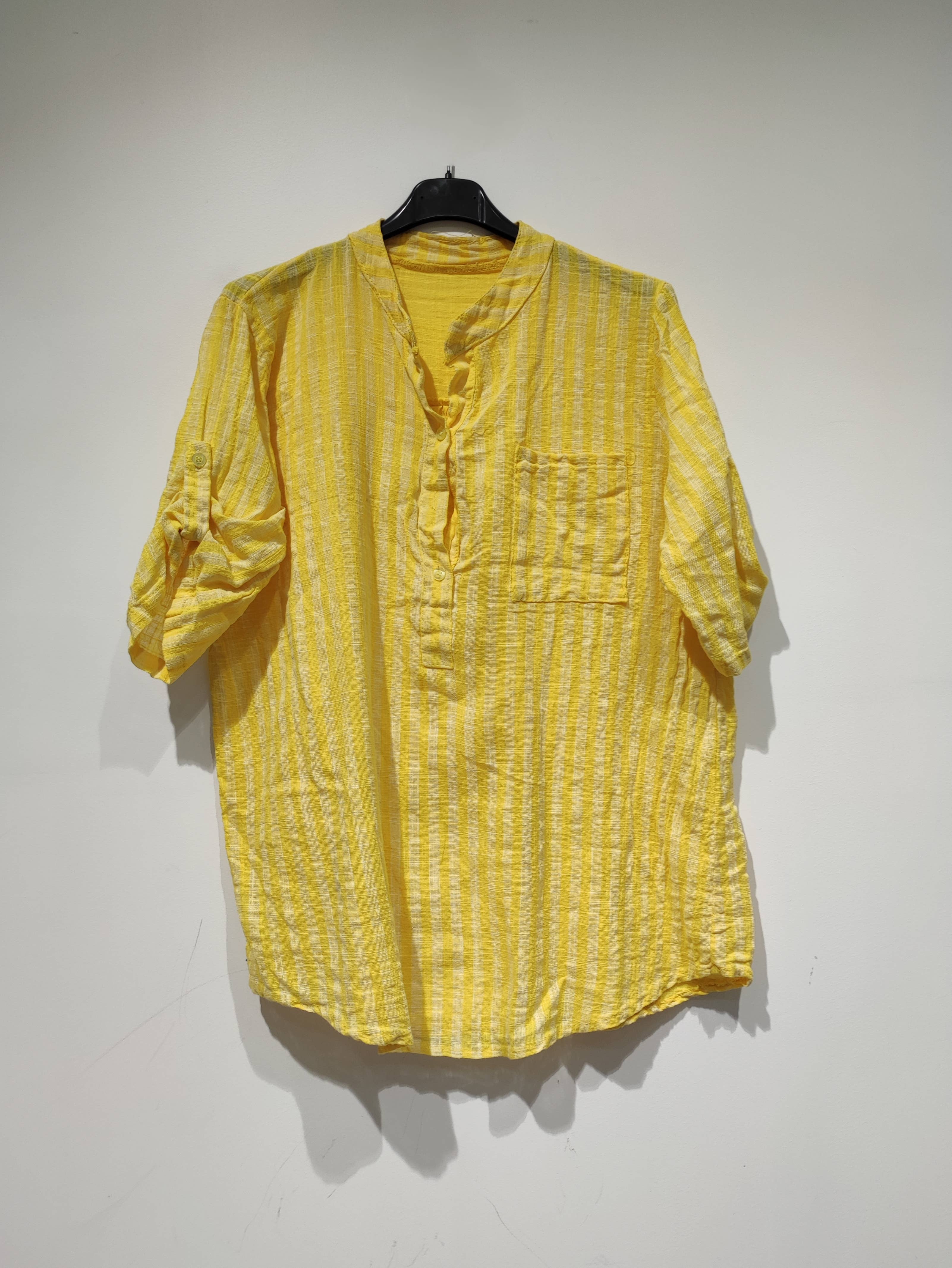 LISA Striped Blouse - PE25: White / You(38-48)