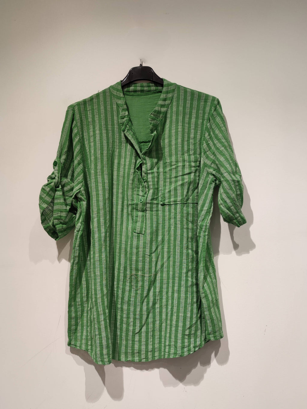LISA Striped Blouse - PE25: White / You(38-48)
