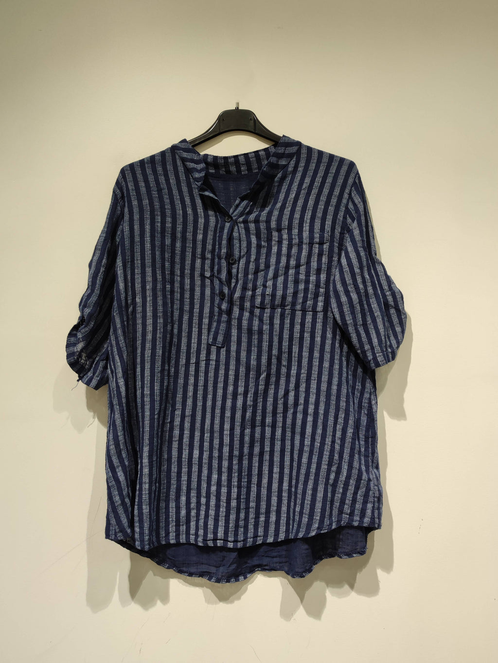 LISA Striped Blouse - PE25: Turquoise / You(38-48)