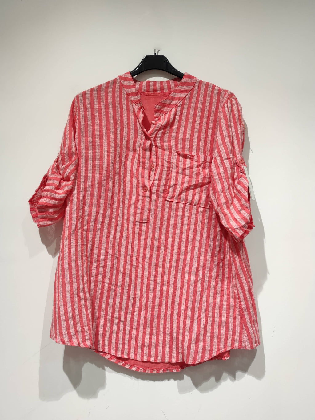 LISA Striped Blouse - PE25: Turquoise / You(38-48)