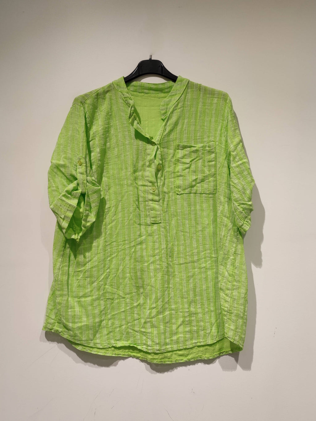 LISA Striped Blouse - PE25: White / You(38-48)