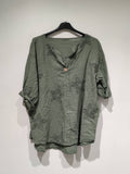 LISA Star Blouse - PE25: Persimmon / YOU(36-46)