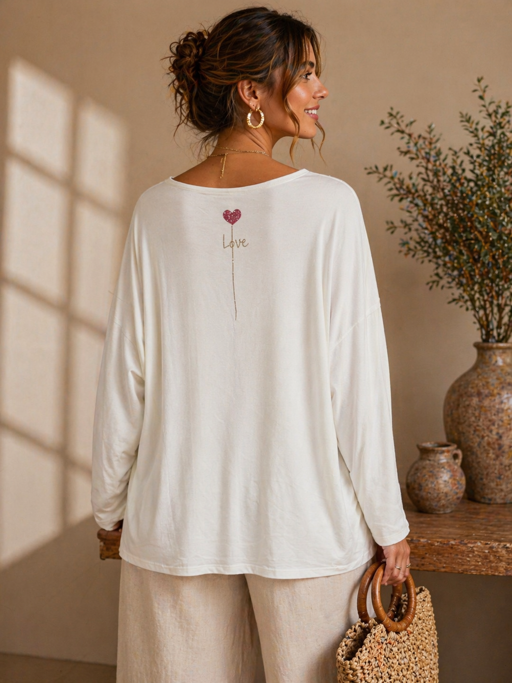 High Bohemian Heart – Gentle Sun: Blush / One size