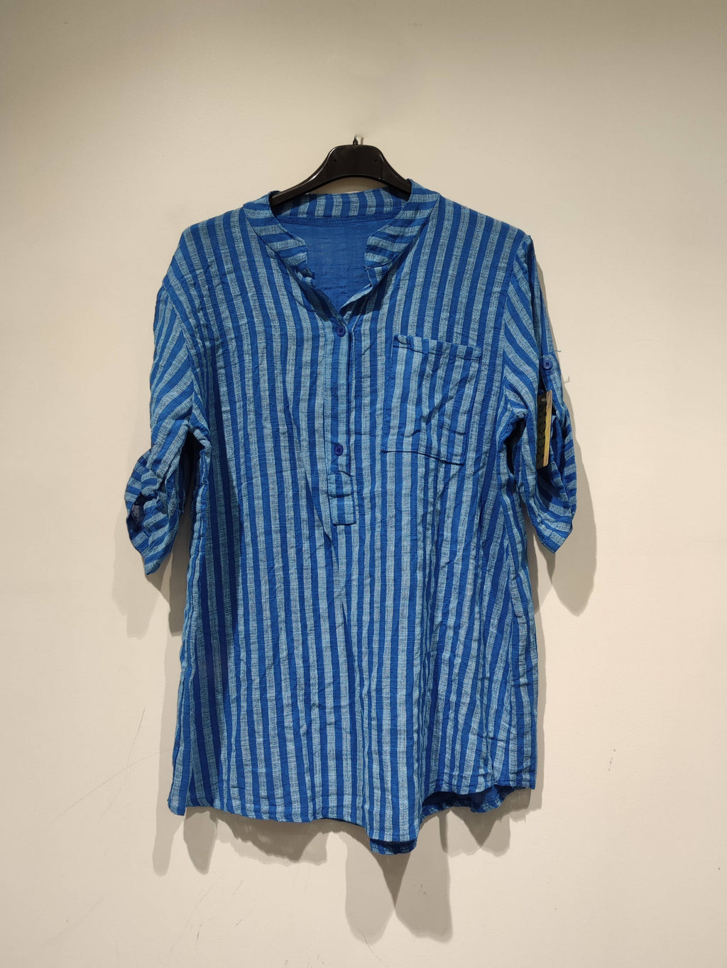 LISA Striped Blouse - PE25: Turquoise / You(38-48)
