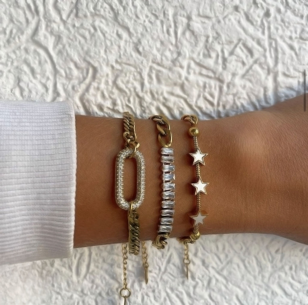 Harlow Luxe 18k Gold Plated Statement Bracelet