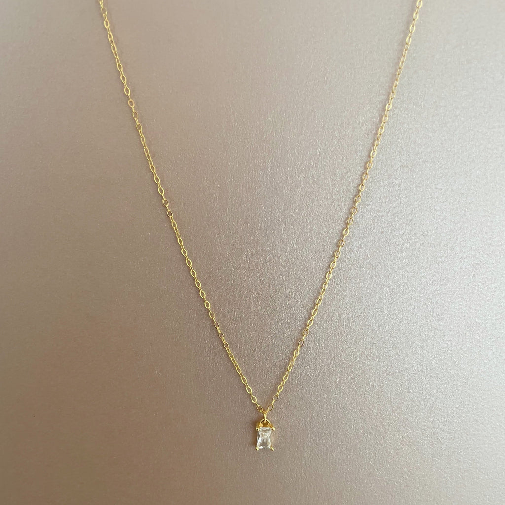 Emily Luxe Sterling Silver Plated Necklace