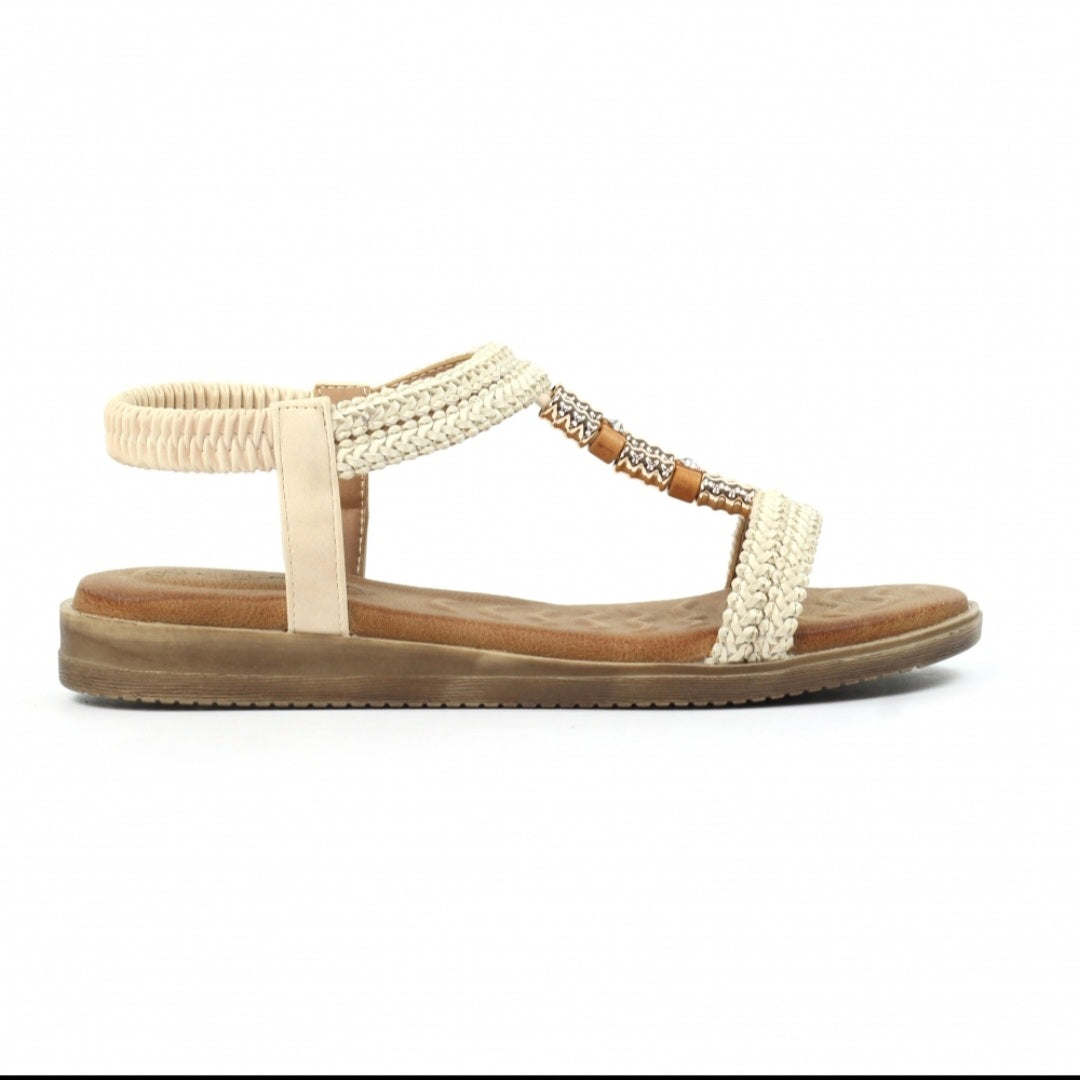Lunar portofino sandals cream