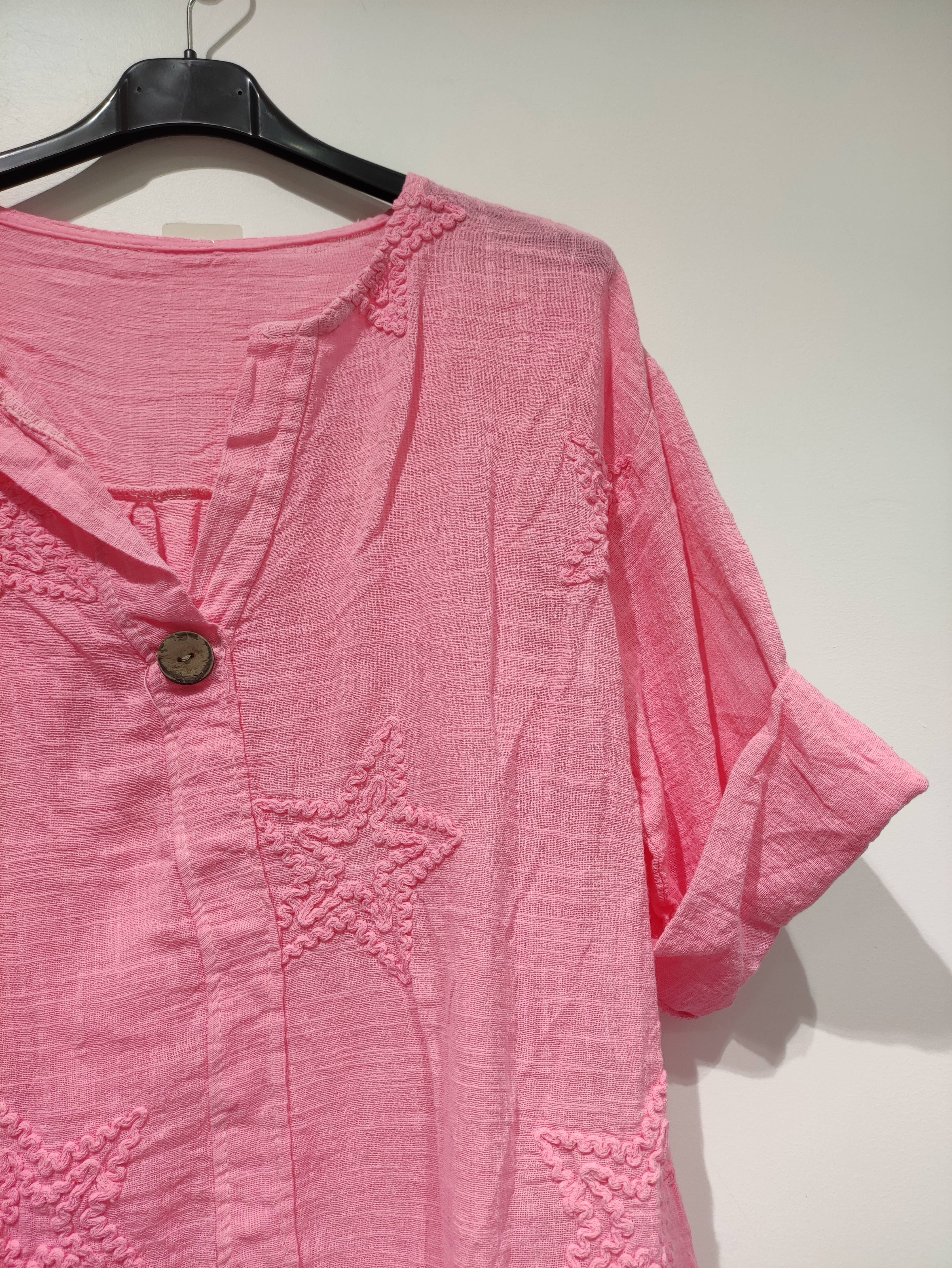 LISA Star Blouse - PE25: Persimmon / YOU(36-46)