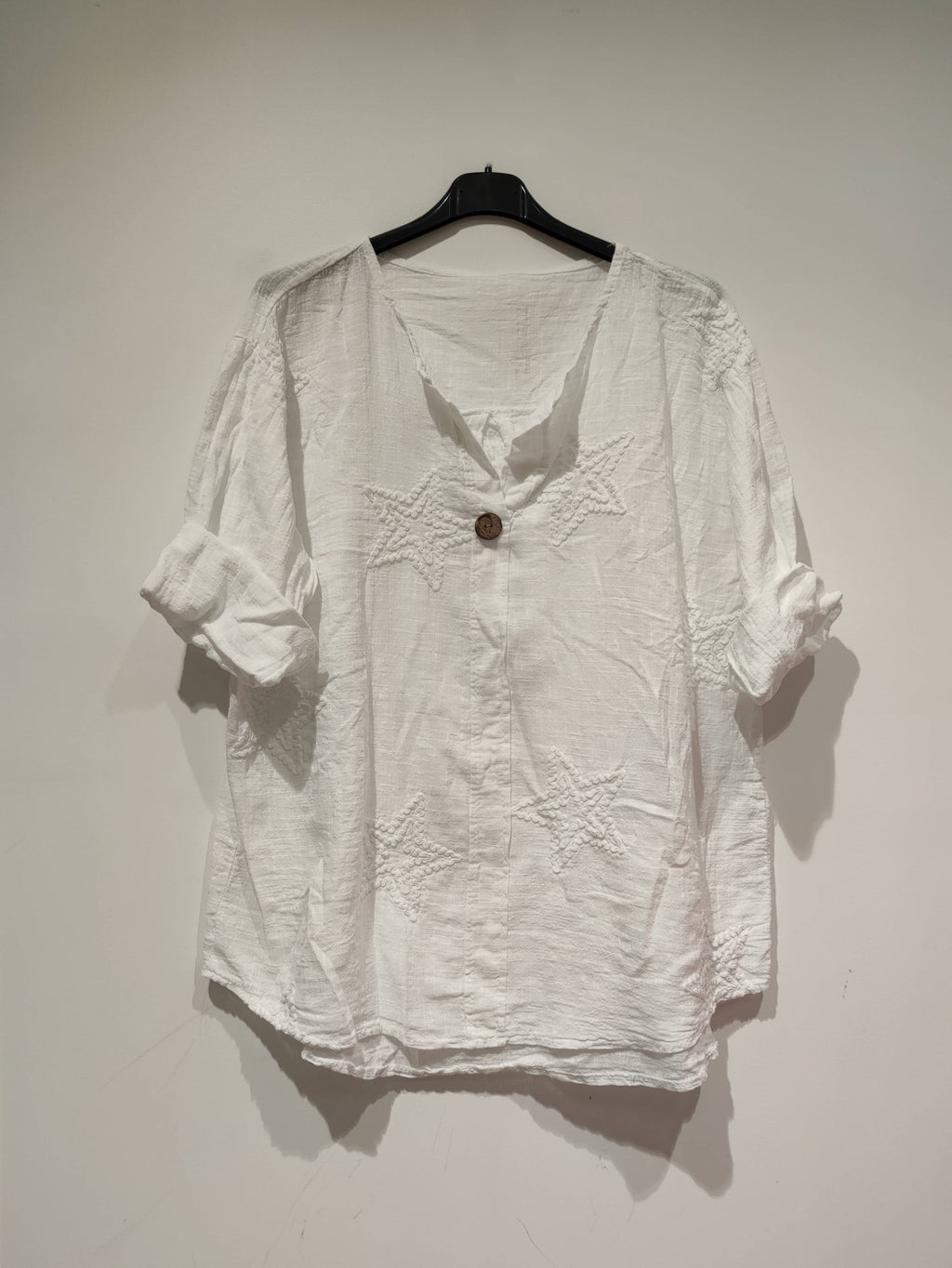 LISA Star Blouse - PE25: Persimmon / YOU(36-46)