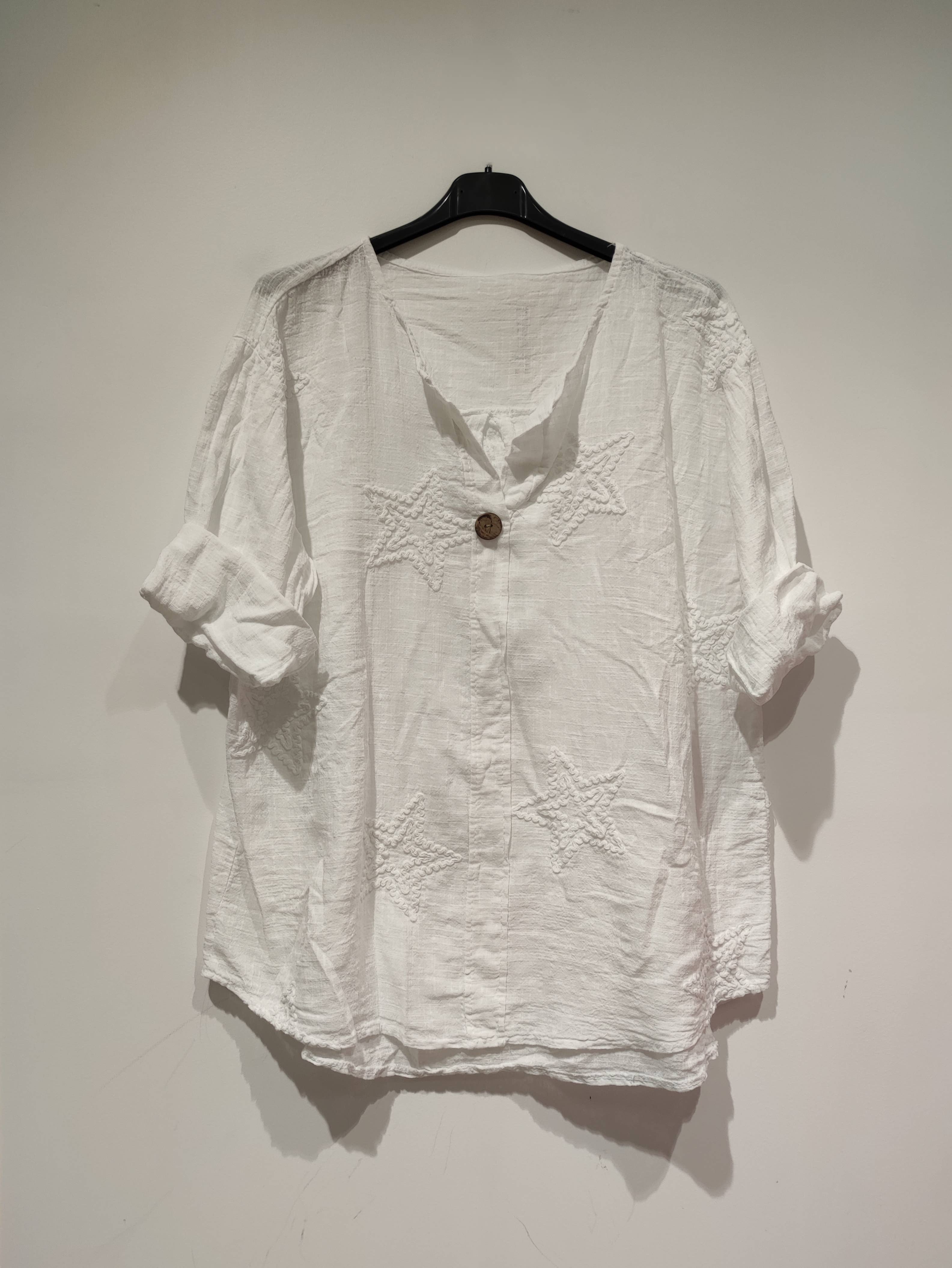 LISA Star Blouse - PE25: Persimmon / YOU(36-46)