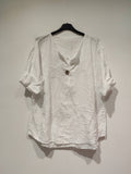 LISA Star Blouse - PE25: White / YOU(36-46)