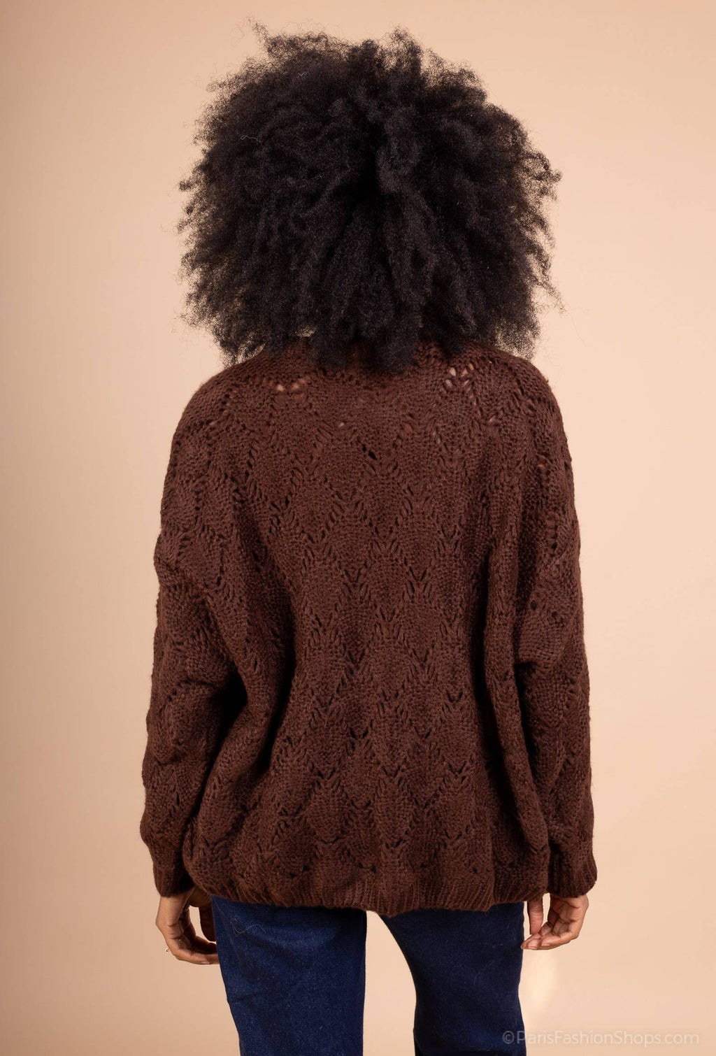 Mohair cardigan 3 sun brooches 41002: 10% mohair 20% nylon 70% acrylic / Khaki / One size