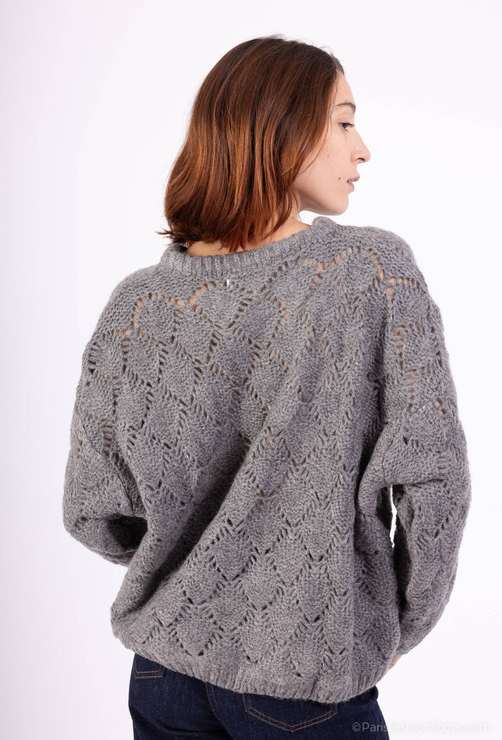 Mohair cardigan 3 sun brooches 41002: 10% mohair 20% nylon 70% acrylic / Black / One size