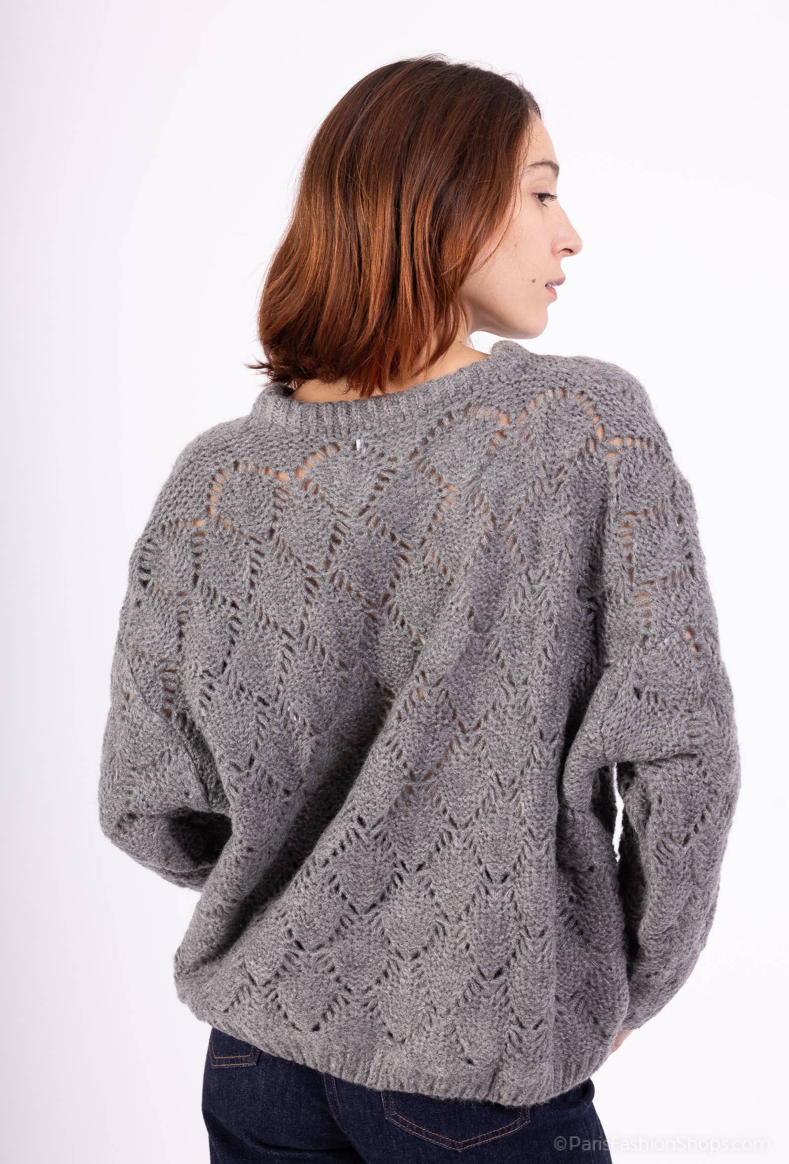 Mohair cardigan 3 sun brooches 41002: 10% mohair 20% nylon 70% acrylic / Black / One size