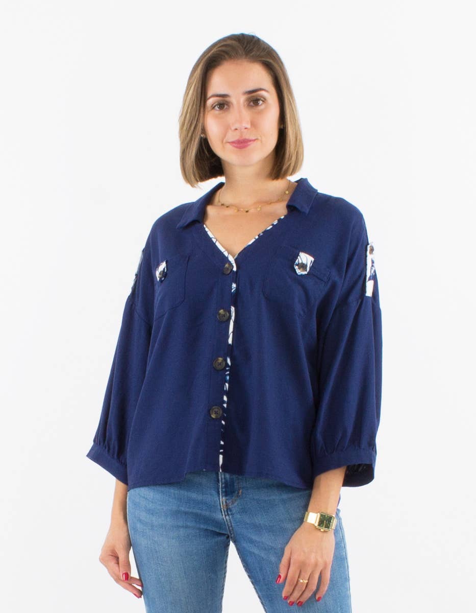 Jacket — woman-VE17083: Ecru / Chic lapel jacket with linen / M