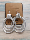 Jess & Lou 3 Hoop Earrings