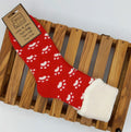 Jess and lou paw print cosy socks