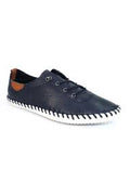Lunar St ives leather pumps. Navy