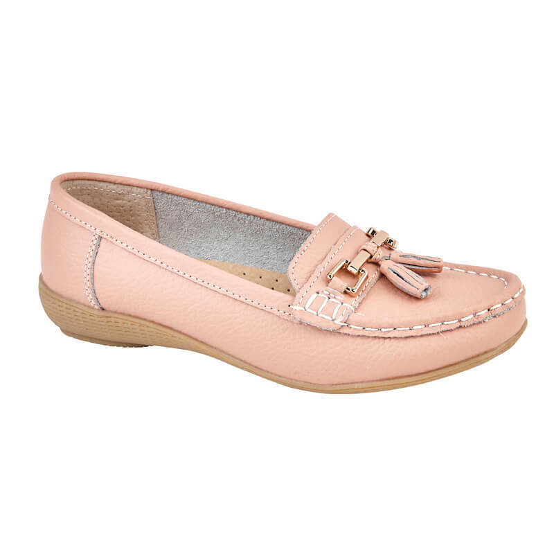 Jo and Joe nautical leather shoes pink.