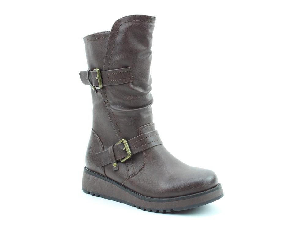 Heavenly Feet Hannah Boots chocolate, Vegan-Friendly Ladies Ankle Boots w