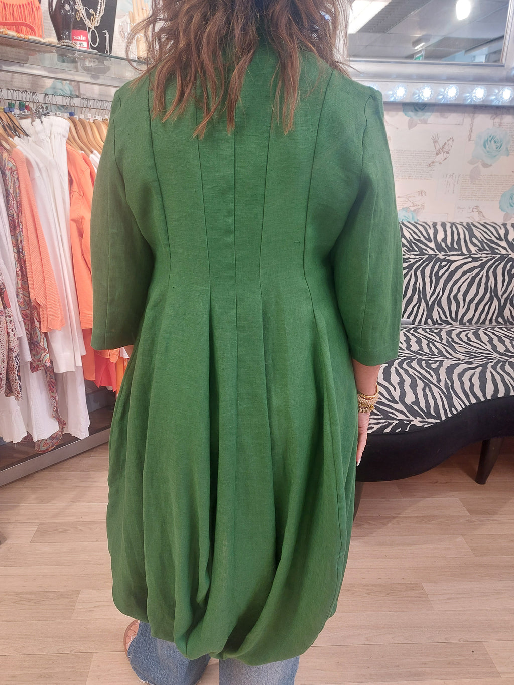 Heart Belgium linen jacket dress