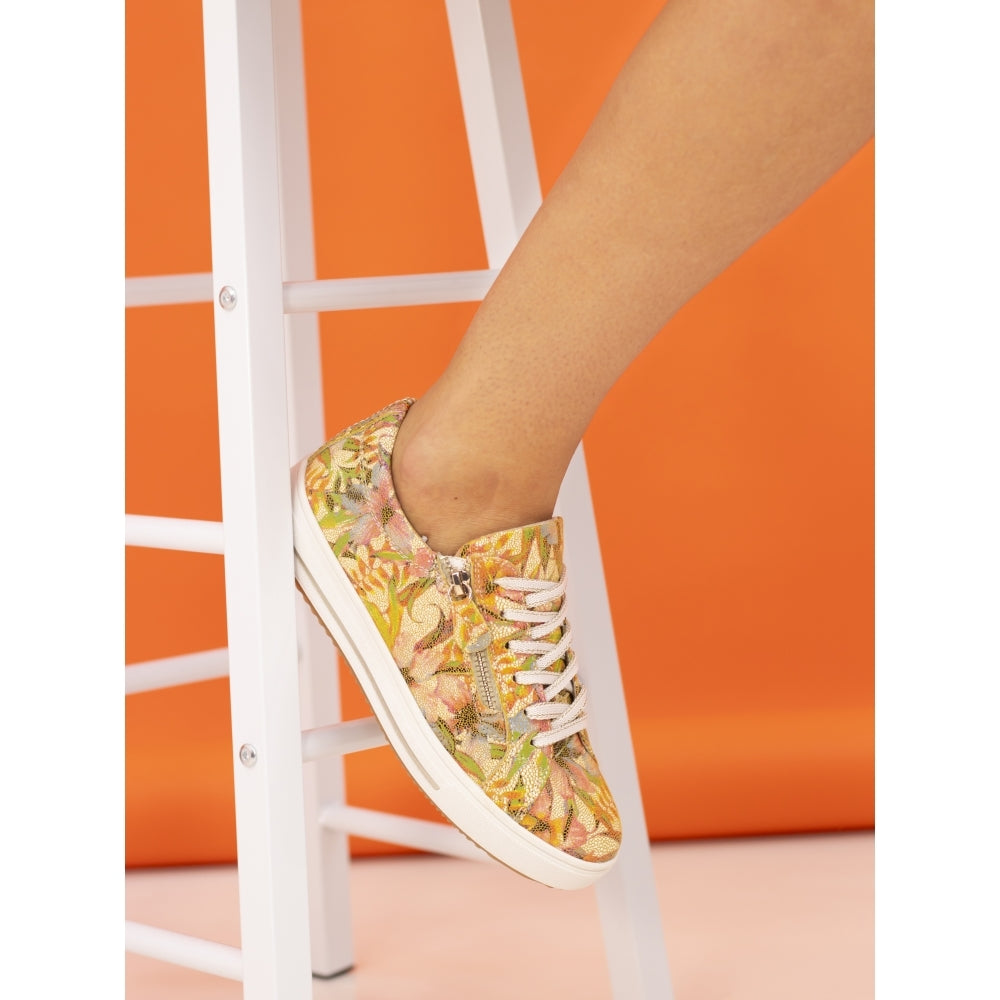 Lunar Nicole floral trainers
