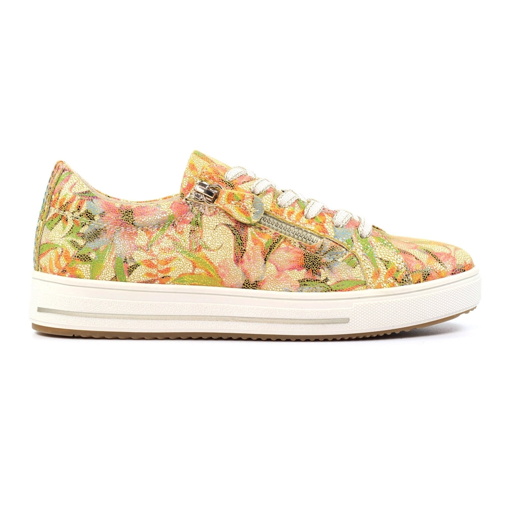 Lunar Nicole floral trainers