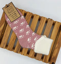 Jess and lou paw print cosy socks