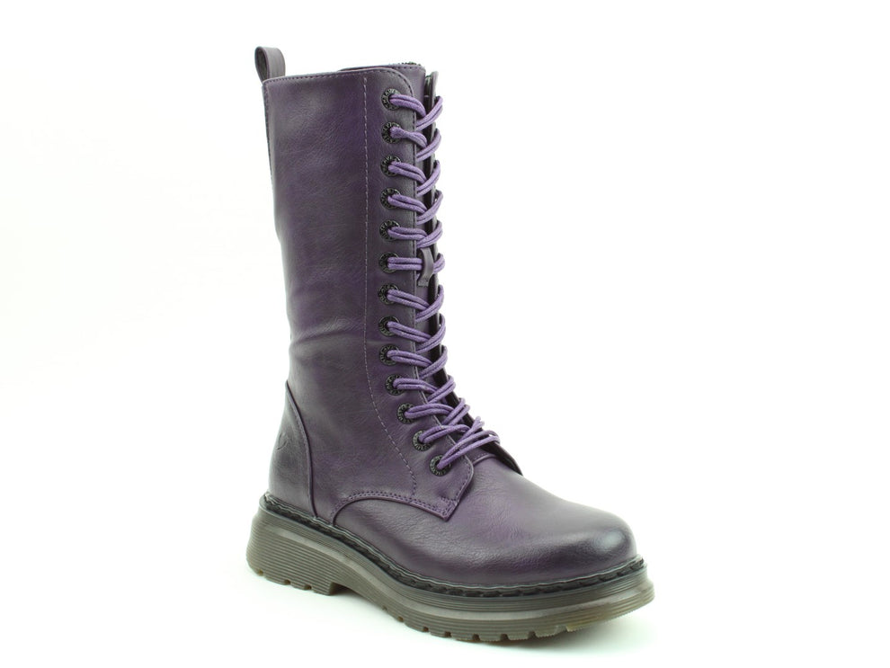 Heavenly feet avena purple vegan friendly boots.