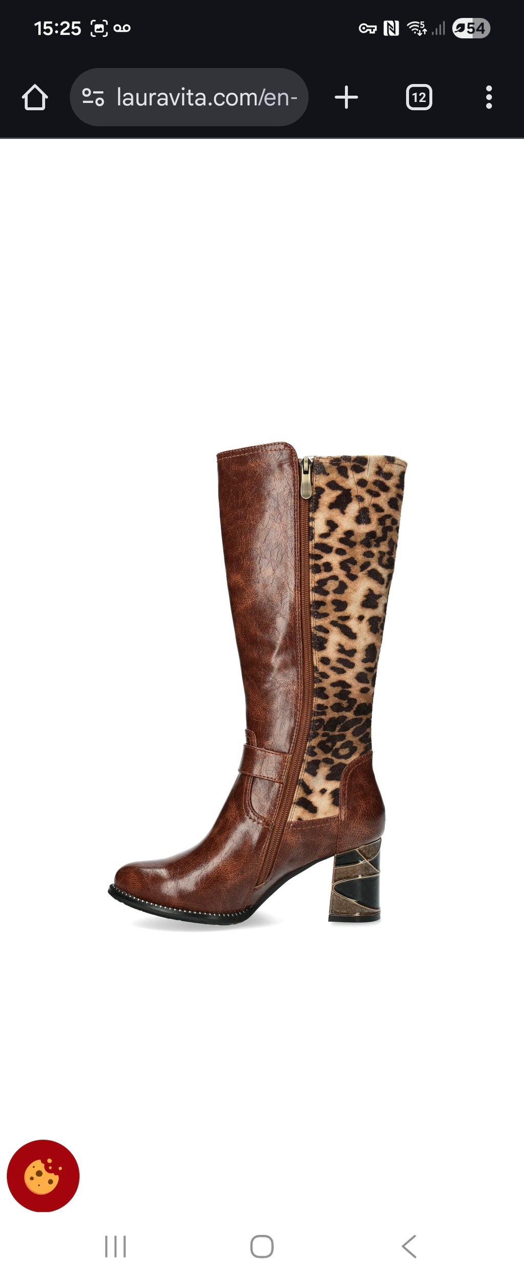 Laura vita nmarbreo tan knee high boots