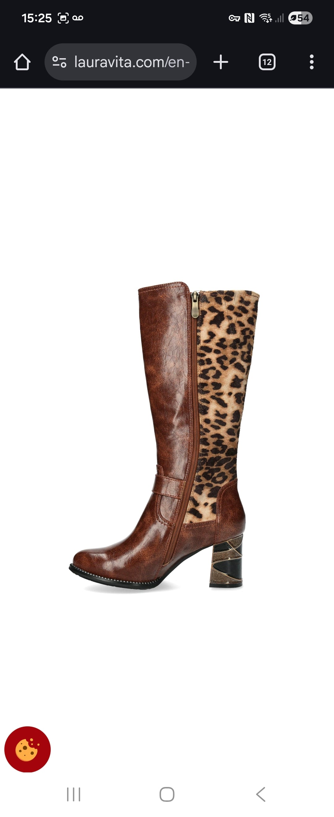 Laura vita nmarbreo tan knee high boots