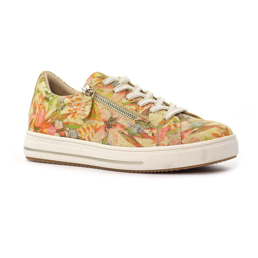 Lunar Nicole floral trainers