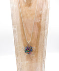 Jess & Lou Long Coloured Star Necklace