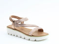 New ss25 heavenly feet fresco rose gold sandals.