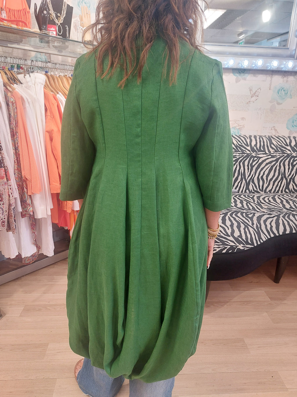 Heart Belgium linen jacket dress