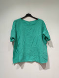 LISA T-shirt small - PE25: TURQUOISE / YOU(36-46)