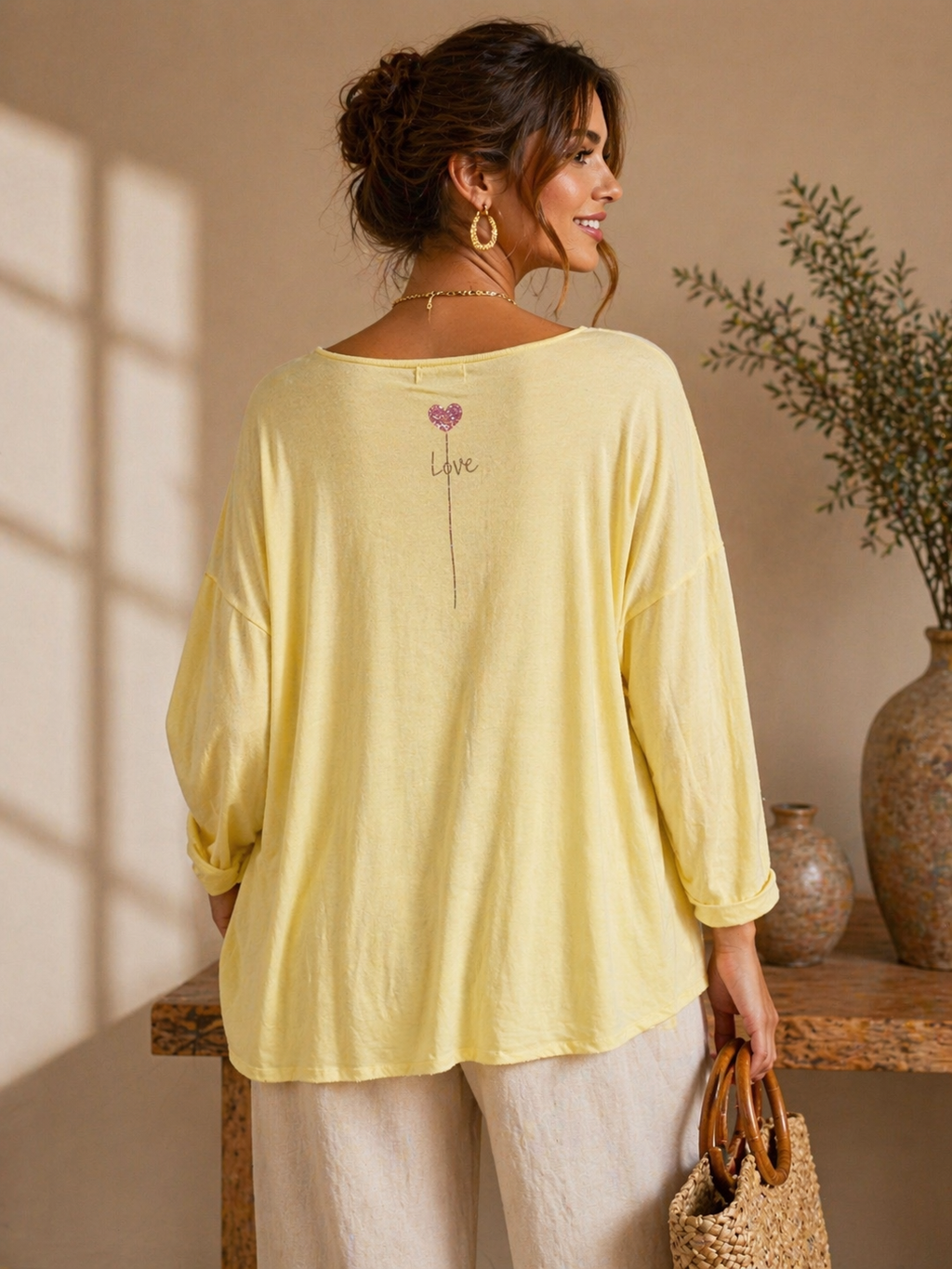 High Bohemian Heart – Gentle Sun: Blush / One size