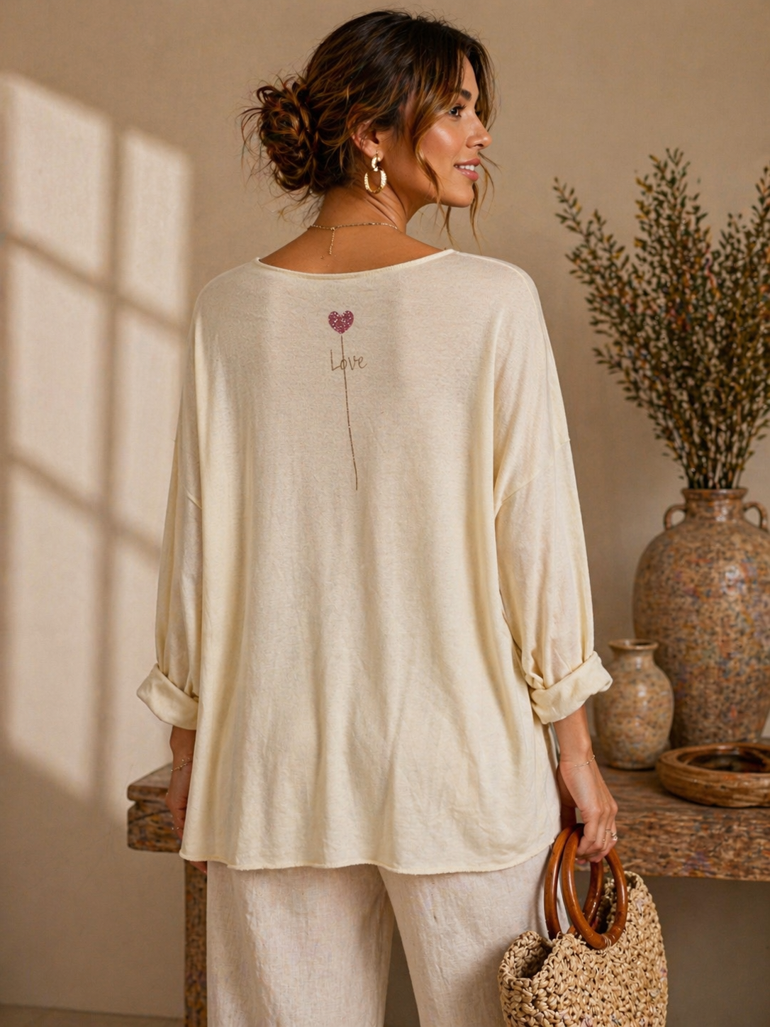 High Bohemian Heart – Gentle Sun: Light yellow / One size