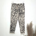 Super stretch glitter animal print trousers (M-L)