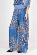 Leopard Silk Pants 20572: Jeans