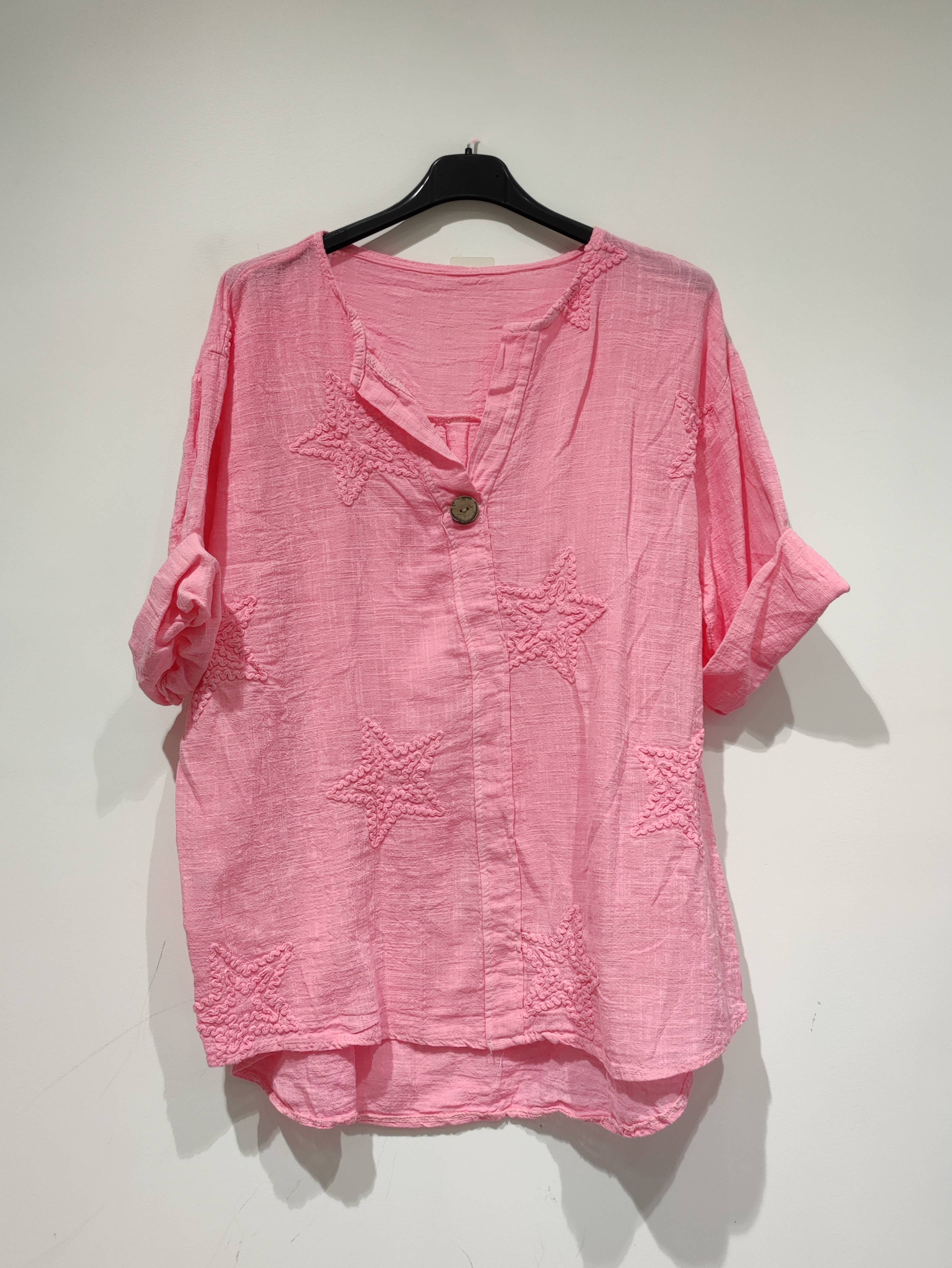 LISA Star Blouse - PE25: Persimmon / YOU(36-46)