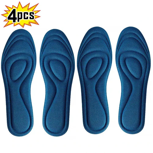 1/2 Pairs Memory Foam disposable Insoles for Shoes Antibacterial Deodorization Sweat Absorption Insert Sport Shoes Pads