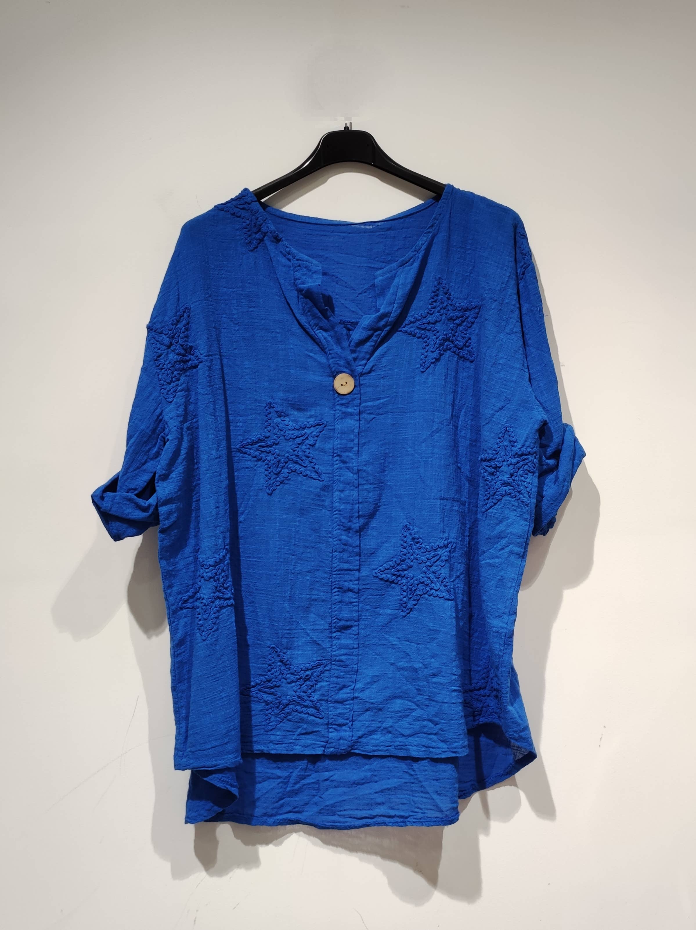 LISA Star Blouse - PE25: Persimmon / YOU(36-46)