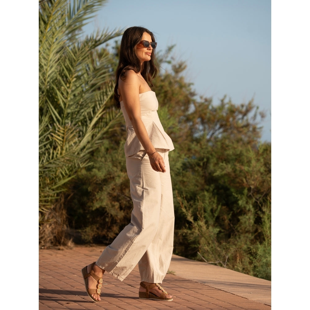 Lunar candice tan wedge sandal