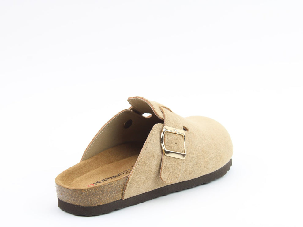 Heavenly feet alessia cool sliders mules beige